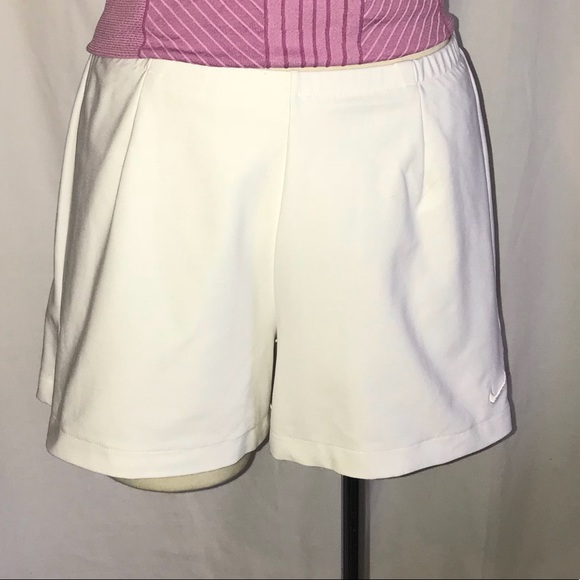 Nike Pants - Nike dry-fit white duel shorts